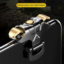 For iOS Android Phone 2x Metal Trigger Game Controller for PUBG Mobile Gamepad