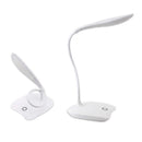 USB Rechargeable Reading Light 14 LED 3 Modes Sensor Bed Lamp Desk Table Z3G7
