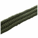 Parachute cord Survival Bracelet with metal clips army green color New Desi