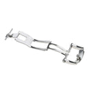 1 piece stainless steel buckle with pin screw-in pin buckle for leather watch