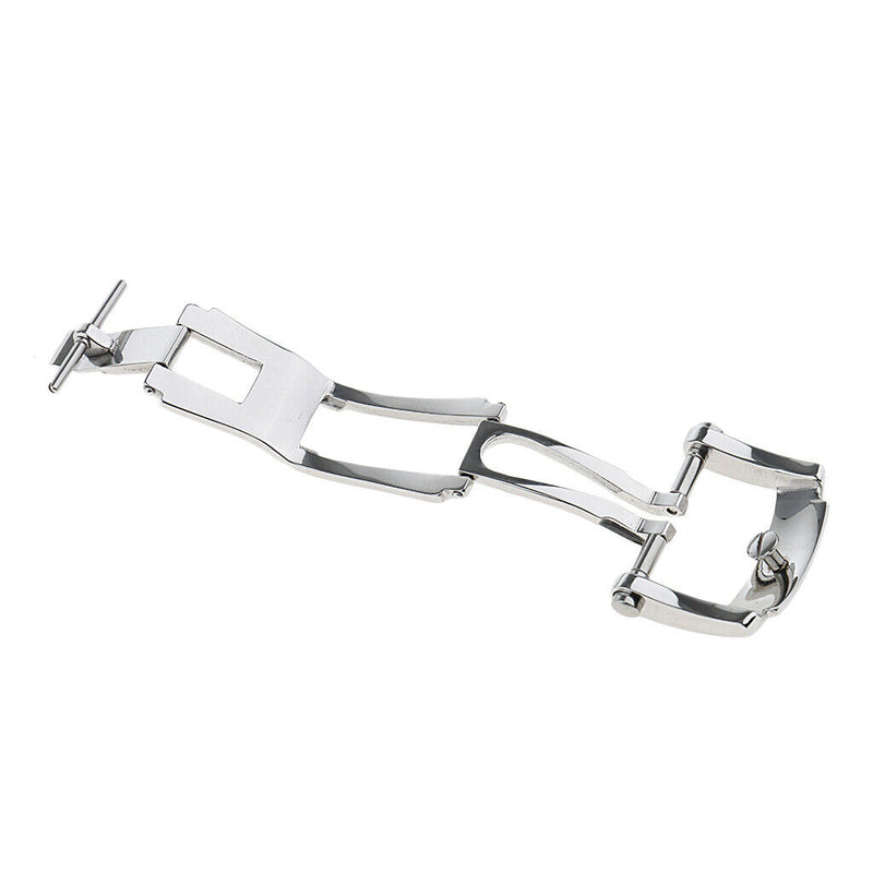 1 piece stainless steel buckle with pin screw-in pin buckle for leather watch