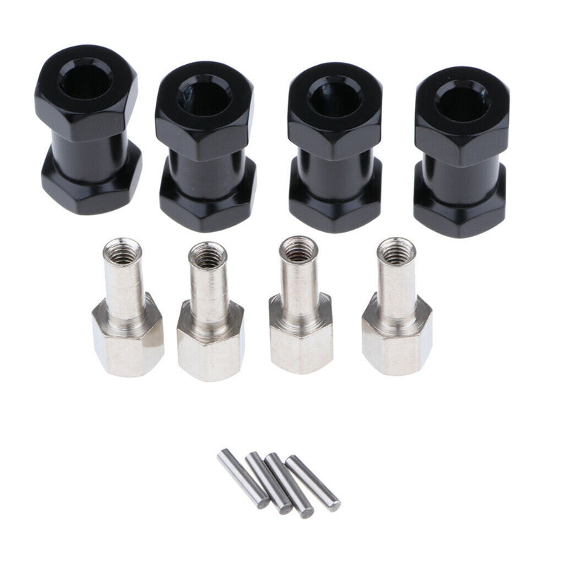 8x 12mm 15 / 20mm Wheel Hex Hub Extension Adapter for Car