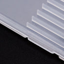 1pc plastic transparent drill bit storage box collection container case LJ
