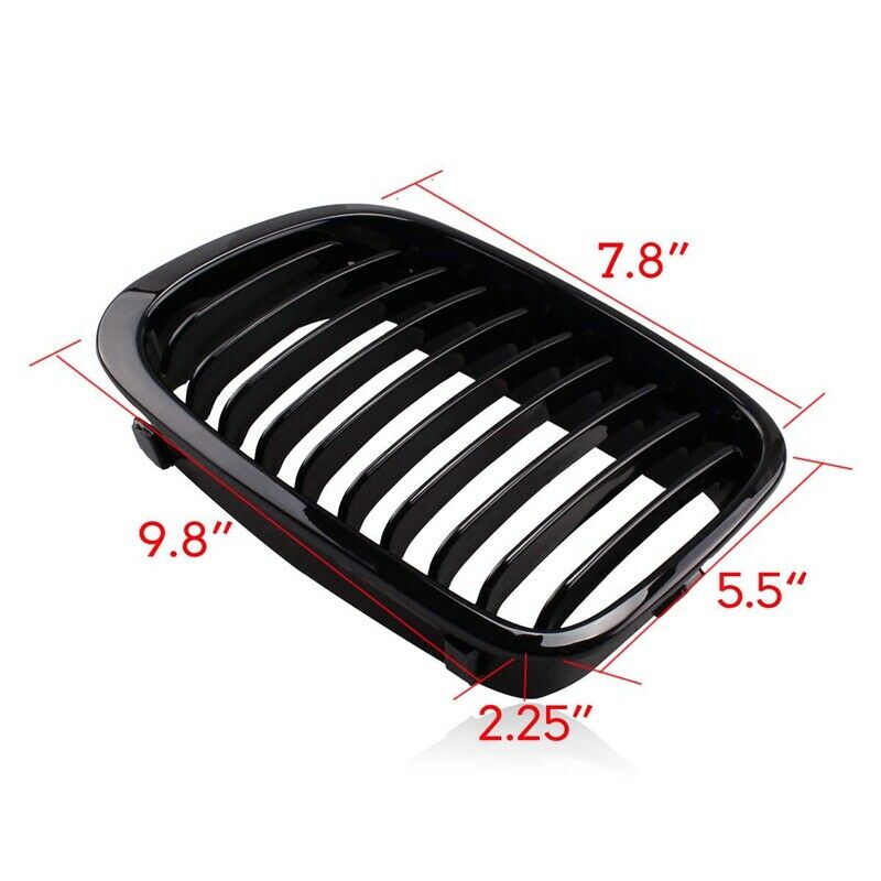 Front Kidney Grills Compatible for BMW E46 3 Series 320I 325I 325Xi 323I 32 M4H5