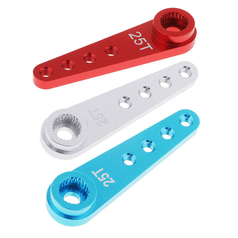 15 Pack Metal 37mm 25T Steering Servo Arms For RC Car