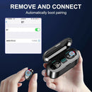 F9 Waterproof LED TWS Wireless Headset Bluetooth 5.0 Sports Headphones A