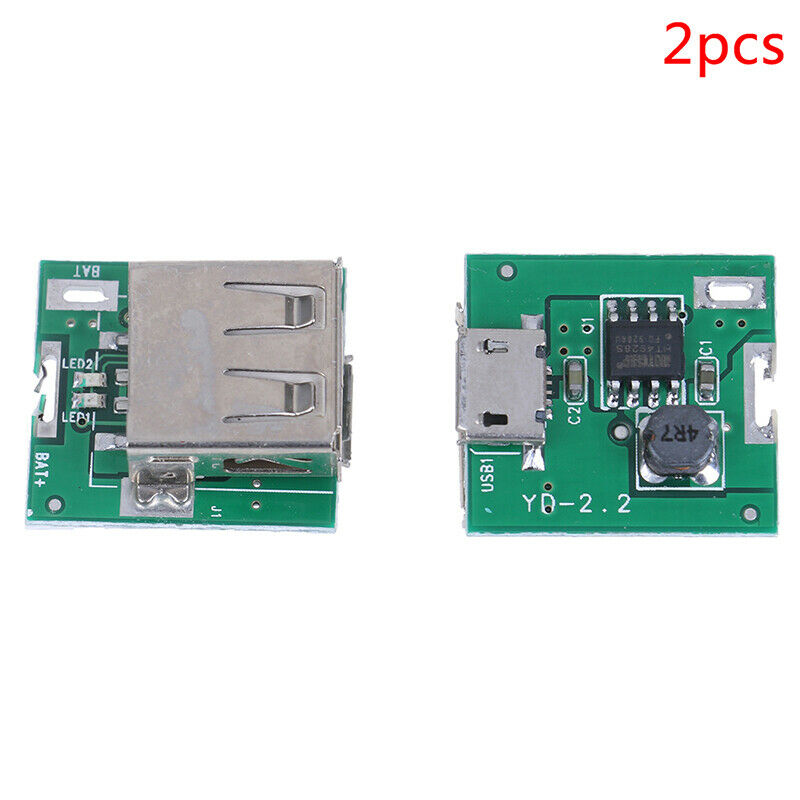 2Pcs Micro USB 5V Li-ion 18650 Battery Charger Module Board DIY Power BaJ Gw