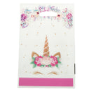 10pcs Unicorn Plastic Gift Bags Candy Bag Loot Bags For Kids Birthday PartyM&