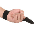 4 Pieces Casting Fishing Glove Anti-Slice Shield for Braided Line Black