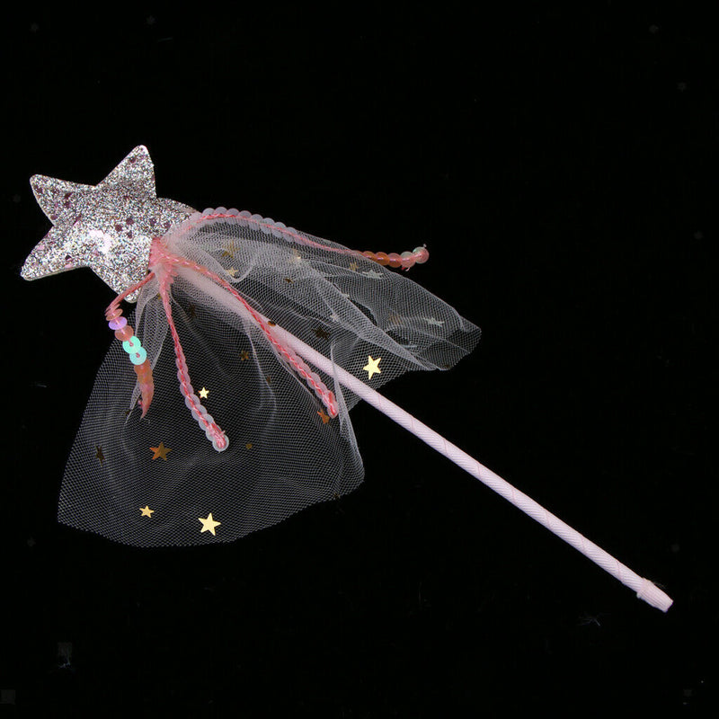 Shining Star Shape Princess Fairy Wands for Kids Girls Party Supplies Birthday