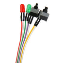 60cm ATX PC Computers Motherboard Power Cable 2 Switch On/Off/Reset