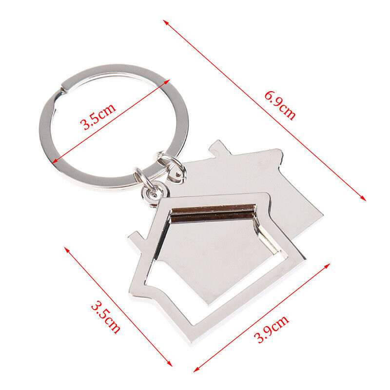 New Cute Cartoon House With Window keychain Cute Key Chain Bag AccessoriesJ Bj