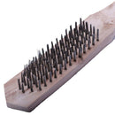 27.4cm Long Wooden Handle metal Wire Cleaning Brush Hand Tool Z9Q9