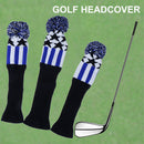 Golf 3pcs/set Knitted 1-3-5 Golf Wood Headcover For Golf Dirver/ Club Headcov BX