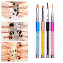 Gradient Painting Pens Coloured Drawing Pattern Brushes Nails Art Painted Tool