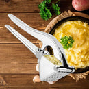 Manual Garlic Press Crusher Kitchen Home Cooking Vegetables Squeezer Masher