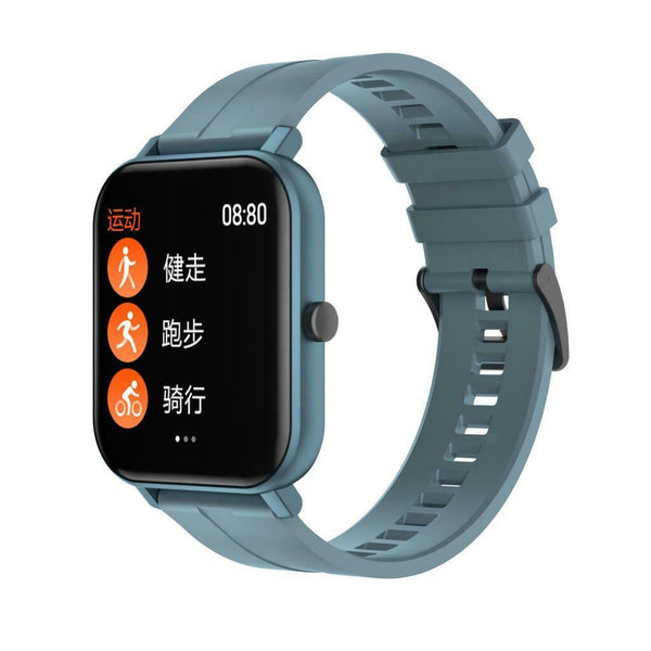 F22 Sport Bluetooth Heart Rate Monitor Smart Watch Wristband blue