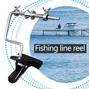 Portable Spooler Spooling Winding System Clip Type Fishing Line Winder Reel Line