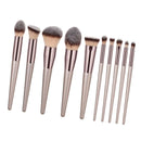 10x Kabuki Makeup Brushes Make Your Eye Makeup 360 Degrees Without Dead Ends,