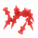 50 Pcs Red Golf Tee Sport Double-deck Golf Ball Tees 31MM ZY BX
