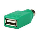 USB Type-A Female To PS/2 Keyboard Mouse Converter Connector