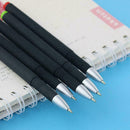 Black Ink Gel Pen Plastic Frosted School Writing Marker Office Supply Pens U3T2