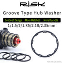 3x RISK Road Bike Freewheel Washer Bottom Bracket Grooved Hub Spacer Gasket