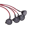 4pcs RC Car Round LED Light with Cover Vehicle Lamp Part for 1/10 Traxxas