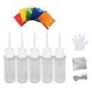 DIY Tie Dye Kit for Kids Party Group, T-Shirt Fabric Tie-Dye Kits with Rubber