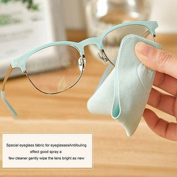 10 Pcs Glasses Cloth Eyeglasses Chamois Cloth Microfiber Cleaning Cloth Wip D1Z8