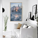 5D DIY Full Drill Diamond Painting Snow View Cross Stitch Embroidery Mosaic