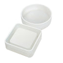 Transparent Silicone Round Square Ashtray Mould Mould Square Diy Epoxy Jewe