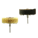 2Pcs 80mm 3inch Horse Hair and Sisal Polishing Wheel Buffing Pad Brushes for