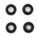 4Piece 20x8mm Speaker Isolation Feet Pad Stand, Aluminum Cone Pad Isolation Base