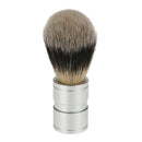 1Pc Men'S Hair Shaving Brush Stainless Metal Handle Soft Synthetic Nylon Ha