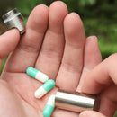 Titanium Waterproof Eco-Friendly Pill Box Outdoor Emergency Drugs Sealed Wa