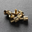 8pcs Slotted Head Valve Stem Caps with Core Remover Tool for Car Motorcycle A