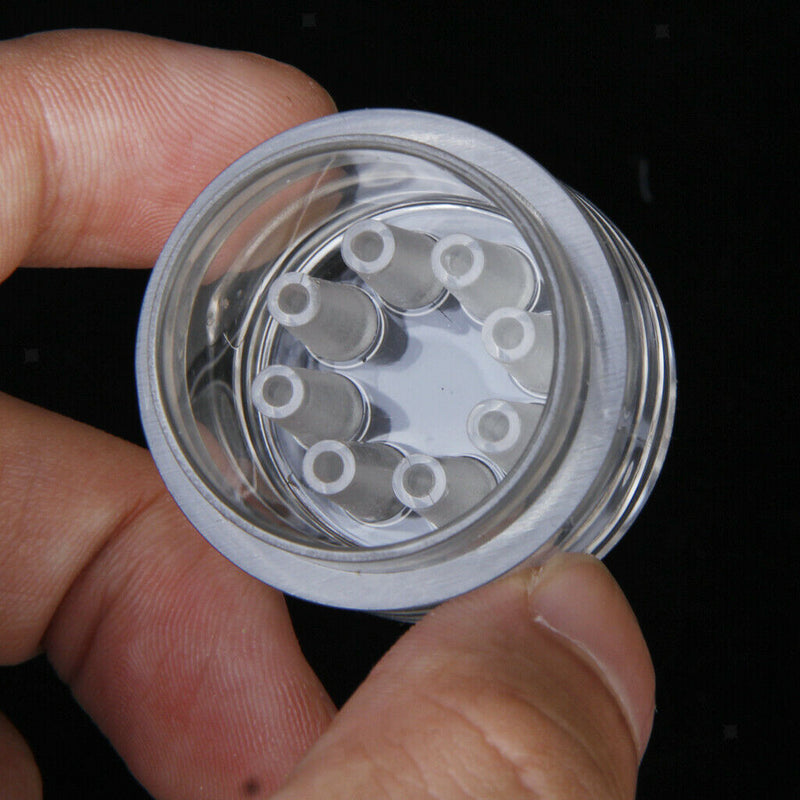 Planaria Trap Glass Worm Catch Pen Tube Trapper - Clear, Three Holes & Eight