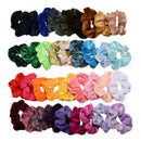 20 Pcs Hair Scrunchies Velvet Elastic Hair Bands Scrunchy Ties Ropes Scrunc B1P3