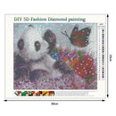 5D DIY Full Drill Diamond Painting Panda Cross Stitch Embroidery Mosaic Kit