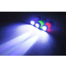 Portable Handheld Mini LED Flashlight Keychain for Hiking Night Party Black