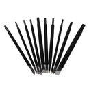 10 Pieces Tungsten Steel Graver Chisel Stone Seal Craft Wood Carving Engraving
