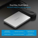 M.2 NGFF/MSATA to SATA Convertor M.2 B-Key to SATA3.0 6Gbps With SSD Enclosure