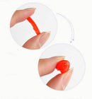 New 8PCS Elastic Hollow Silicone Key Cap Covers Topper Keyring Bly Braille