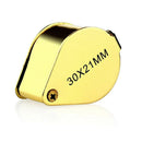 Beautiful Ornament Loupe 30 x 21mm Glass Jewellery Magnifier Eye Lens
