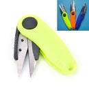 Foldable Fishing Scissors Stainless Fish Line Braid String Cutter random colorMO
