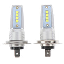 1Pair H7 LED headlight conversion kit COB bulb 110W 20800LM white low beam bul3C