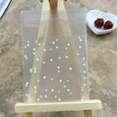 100pcs Frosted Cute Dots Plastic Pack Candy Cookie Soap Packaging Bags Cupc