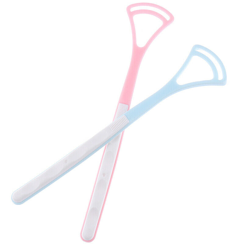 2PCS Tongue Cleaner Scraper Tongue Scraper For Kids Gentle Bacteria Clean S&+