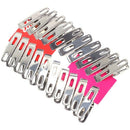 1X(40 Pieces Of Stainless Steel Clothespin Metal Clip Socks Clip Clothespin